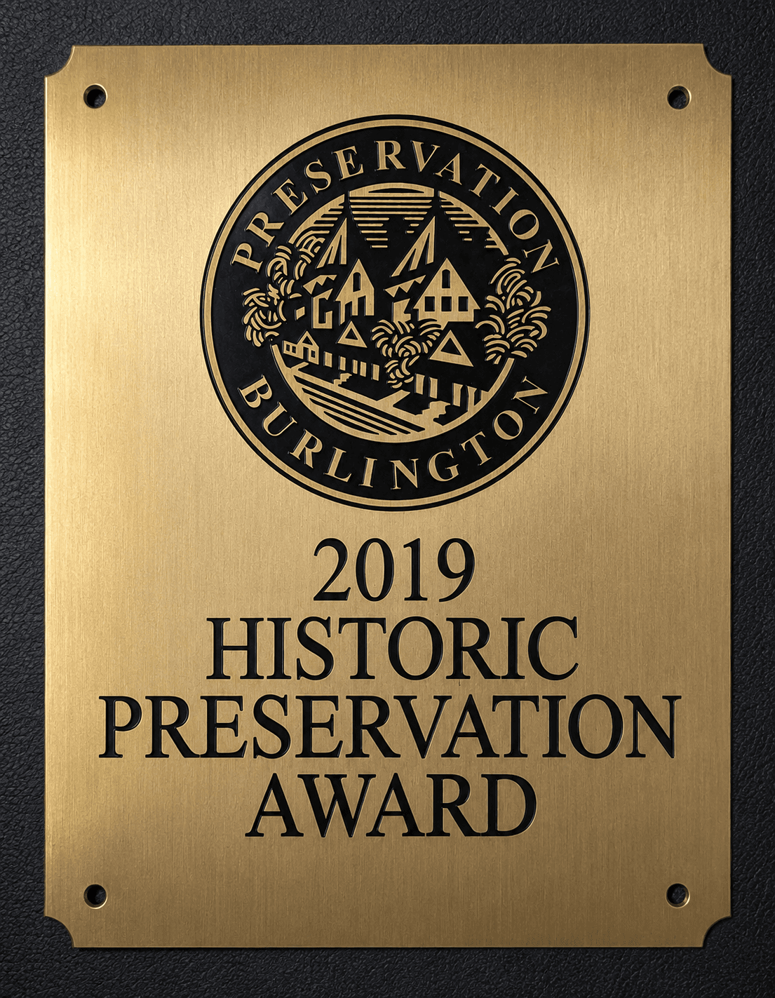 Preservation Burlington Historic Preservation Award 2019