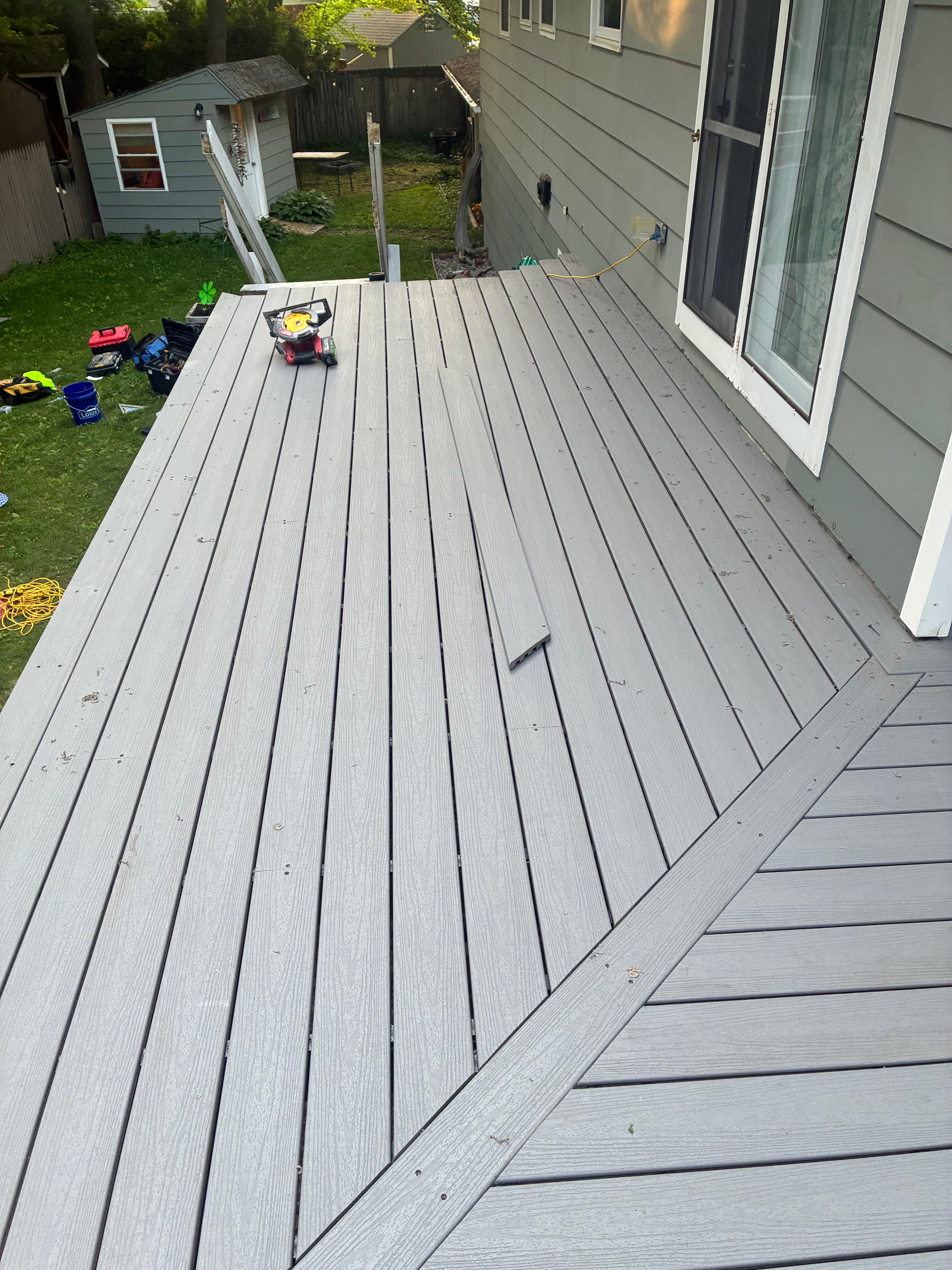 Deck in progress